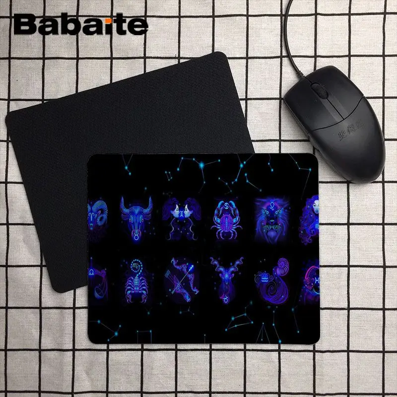 Большой коврик для мыши Babaite Zodiac компьютерный ПК размер 18x22 см скоростная версия