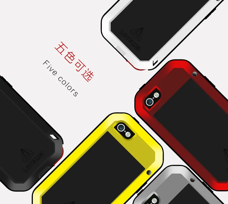 Модный бренд Алюминий металлический корпус для Apple IPhone 5 5S SE мощный ударопрочный