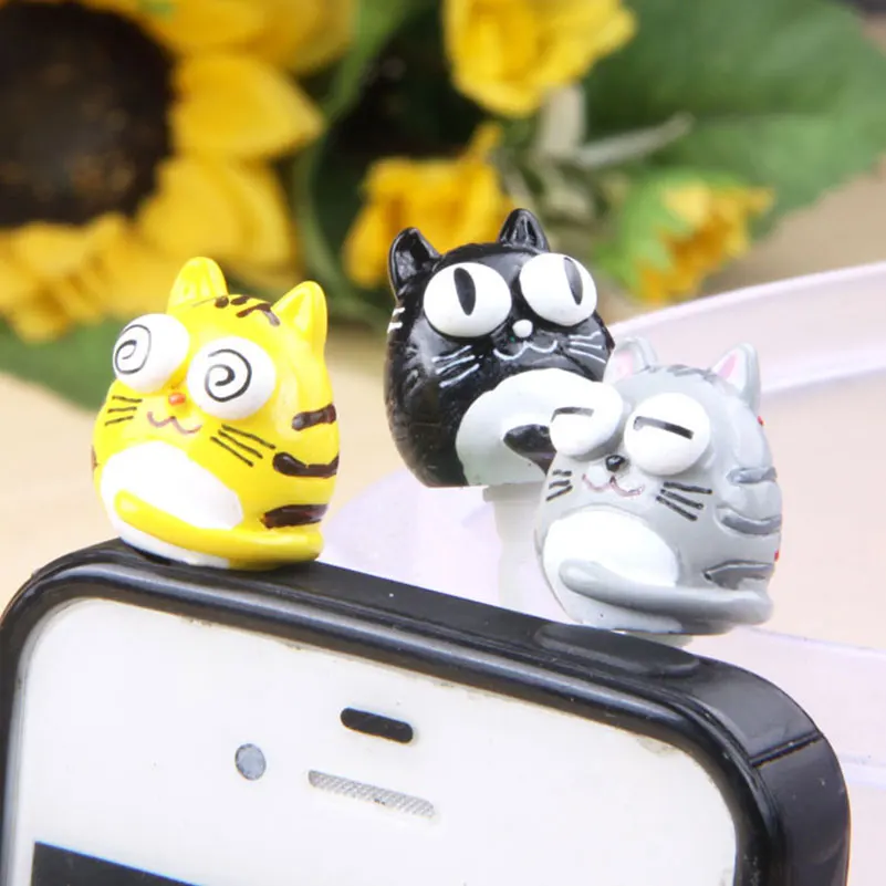 Случайный 3 цвета 2 5 см торчащие глаза кривая шея Meow Star мм универсальный мобильный