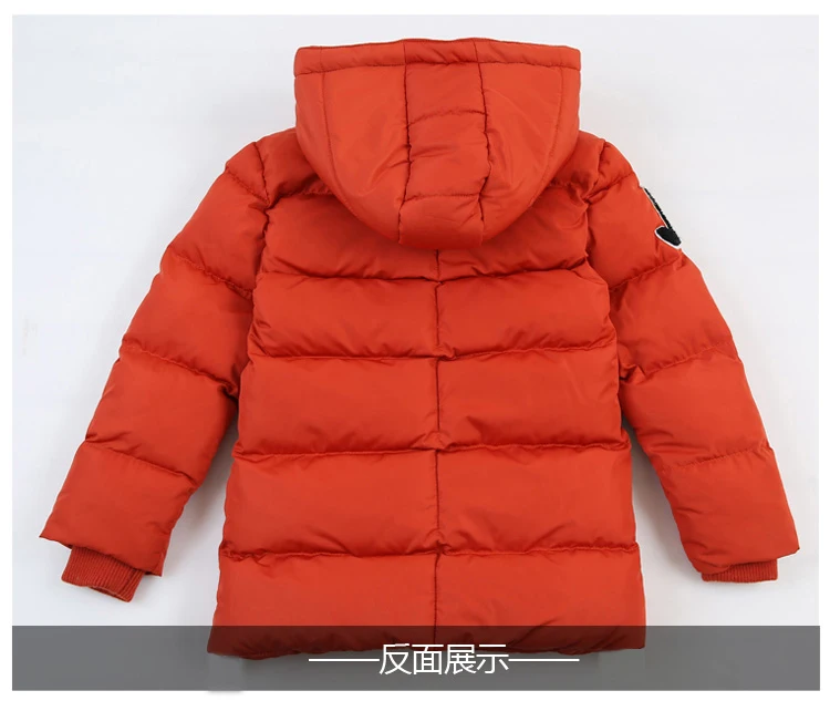 2017 Teenagers Boys Jacket Winter Jackets For Down Kids Warm Hooded Outerwear Coat Children Clothes |