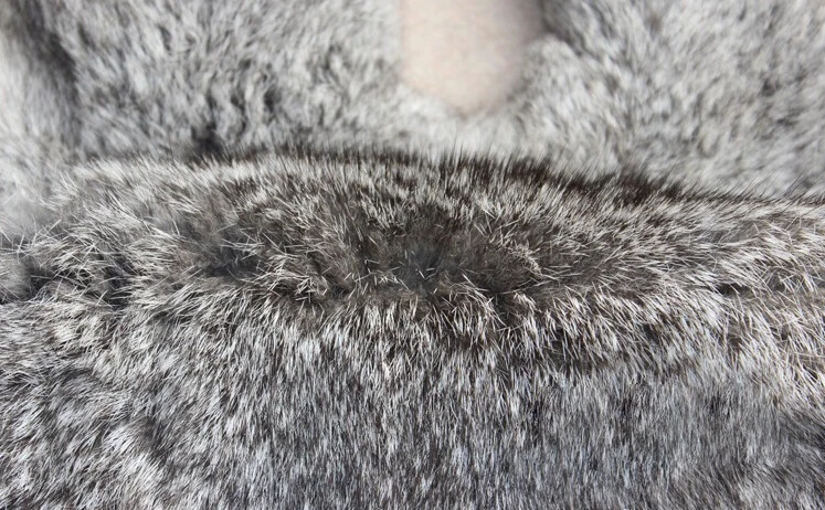 Натуральная серая натуральная кроличья кожа/кроличий мех|rabbit fur skin|rabbit skinfur skin |