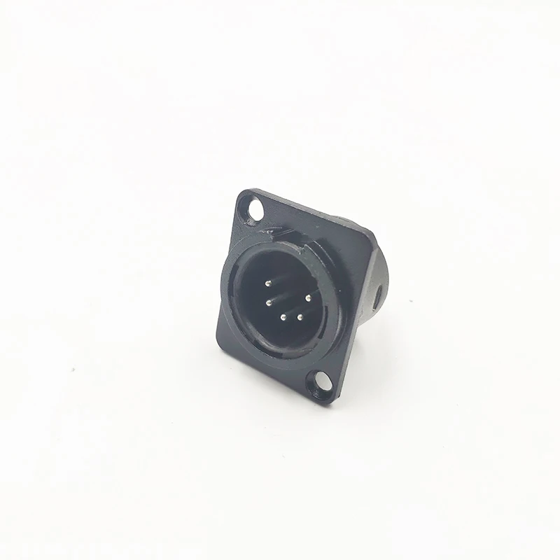 10 шт./лот 3/4/5/6/7 Pin Металл XLR микрофон аудио Мужской гнездо Разъемы 3P 4P 5P 6P 7 P XLR разъем адаптера