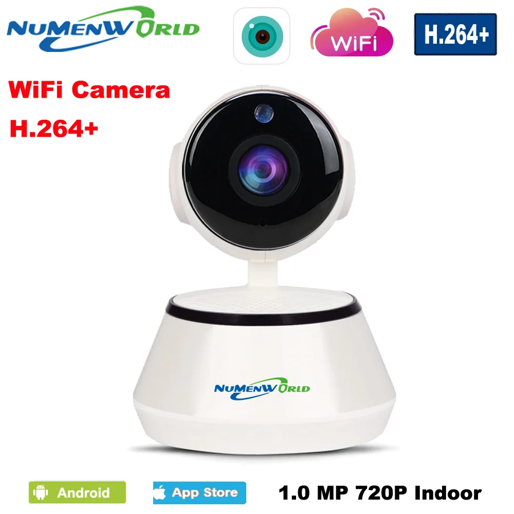 Беспроводная поворачивающаяся IP камера WIFI 720 CCTVКамера для безопасности дома со