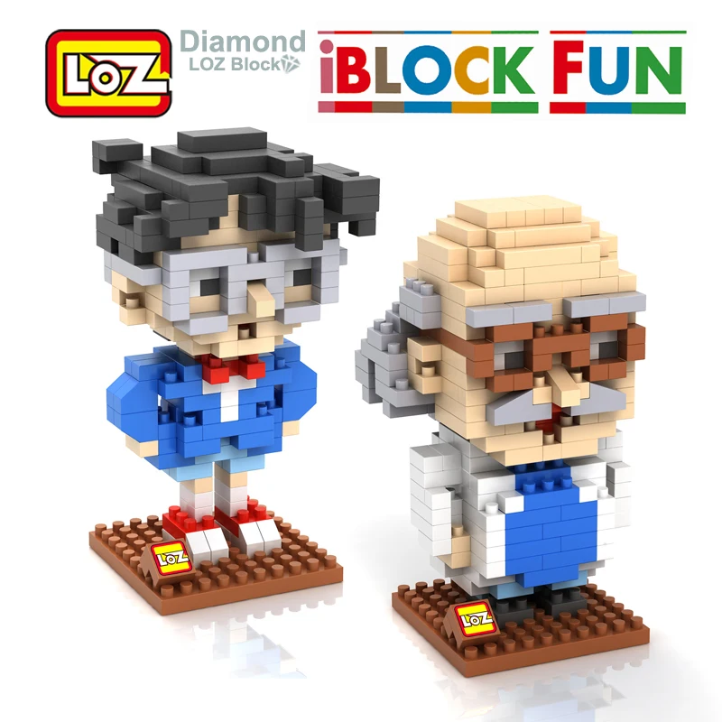 LOZ Конструктор игрушки Детектив Конан фигура аниме DIY подарок для детей мальчиков