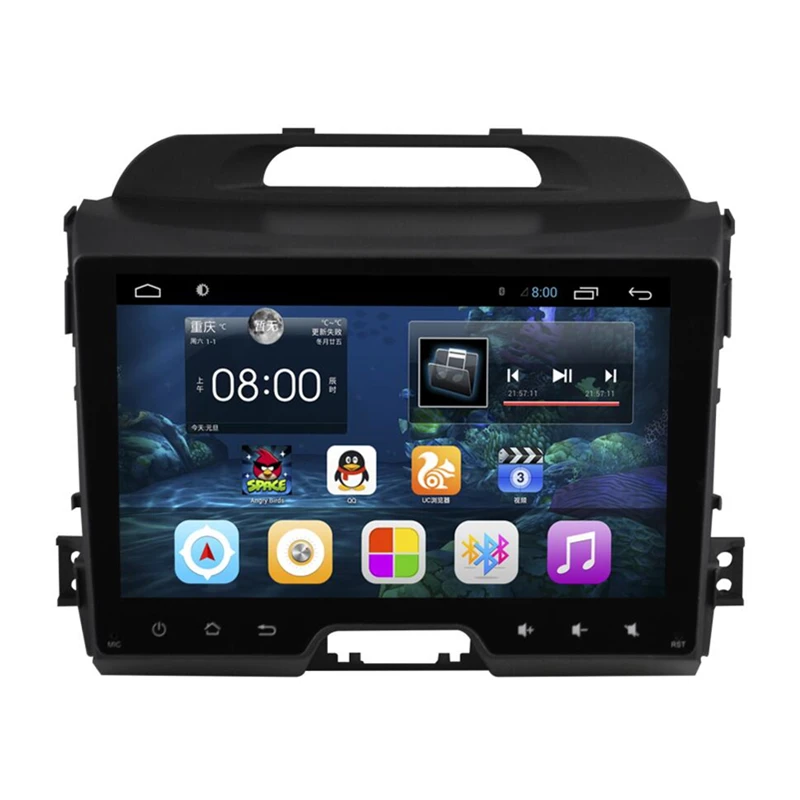 Автомобильный мультимедийный стерео-плеер 9 дюймов Android DVD GPS-навигация радио