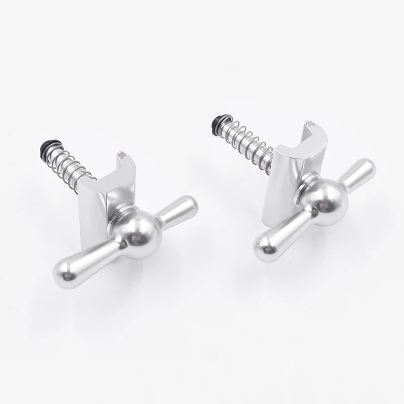 Silver Clamps TWTOPSE велосипедные шлемы Магнитная пластина шарнир Зажим для Brompton C зажимы крюк Запчасти 2 комплекта 36 г/компл. легкий - Цвет: Silver Clamps
