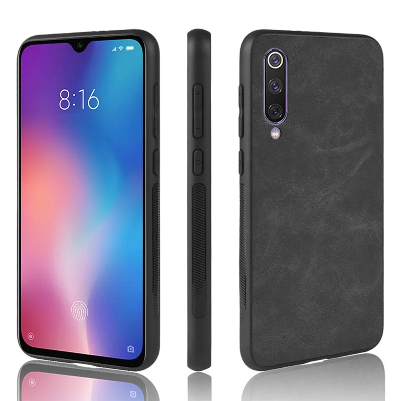 For Xiaomi Mi 9 SE Explorer Case Skin Cover PU Leather Hard Back Matte Protective |