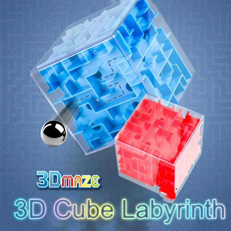 Лабиринт магический куб головоломка игра лабиринтный шар 3D лабиринт Веселая для