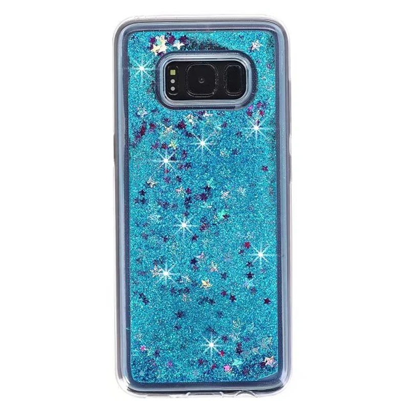 Для Samsung Galaxy S8 Плюс Мобильного Телефона Случай Роскошные Побрякушки Блеск Quicksand