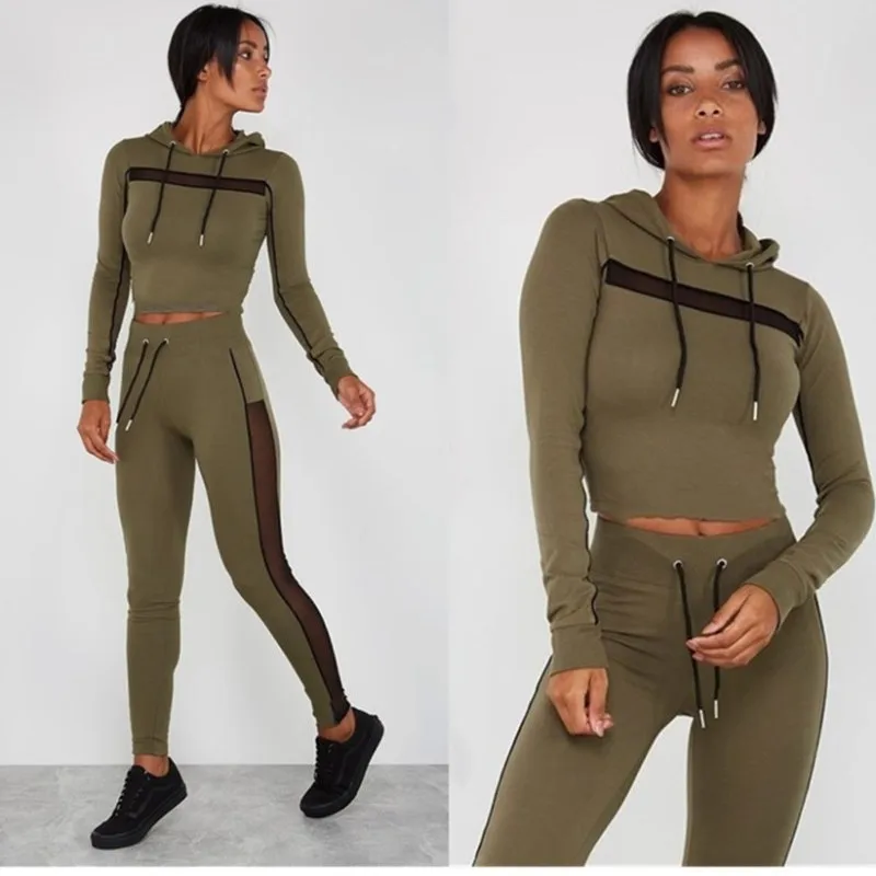 Комплект из двух предметов спортивный костюм женская одежда Chandal Mujer для бега Femme