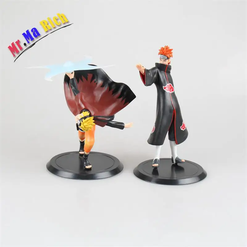 Аниме мультфильм Наруто Фигурка Набор Uzumaki Yahiko игрушки ПВХ фигурку Brinquedos модель