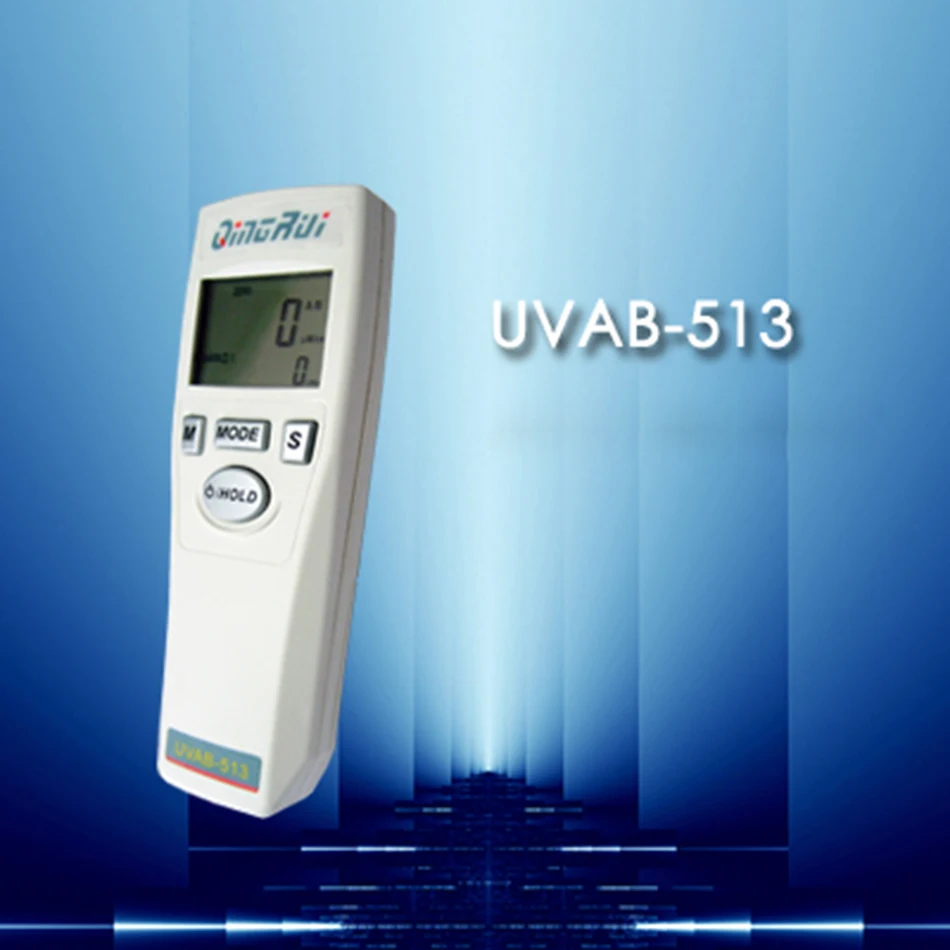 

UVAB-513 UV Illuminometer Radiometers Radiation UV Photometer Tester Ultraviolet Intensity Detector UVA UVB Light Meter