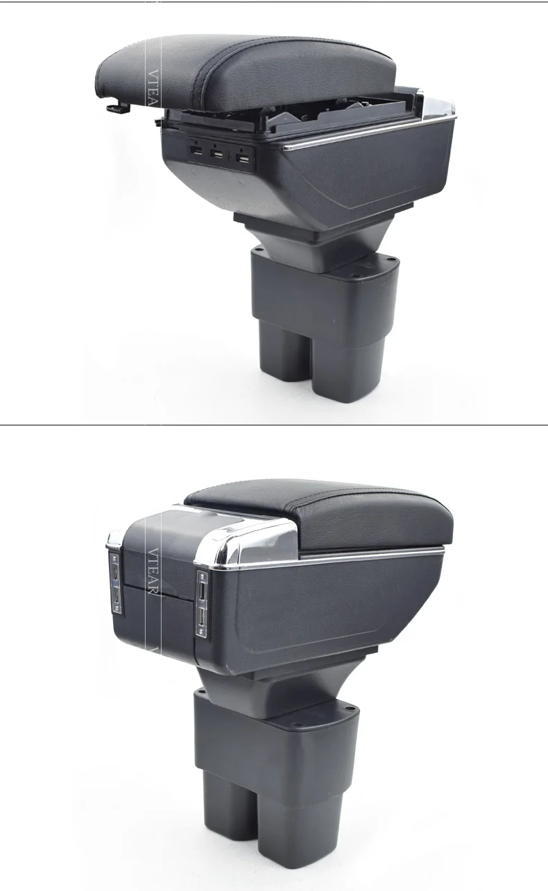 Vtear для Nissan NV200 подлокотник usb зарядный интерфейс повышает Автомобильная Центральная коробка для хранения Подстаканник Пепельница аксессуары часть 10-17