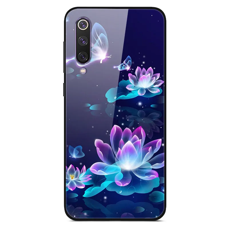 23 Чехол для Xiaomi mi 9 Lite glass mi 9 SE стеклянный силиконовый чехол для телефона для Xiaomi mi 9 SE чехол s для Xiaomi mi 9 T Pro 9 T Pro - Цвет: 23