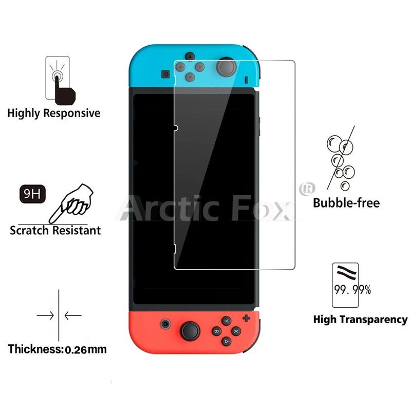 5 шт./лот закаленное стекло для переключателя экрана Защитная пленка | Мобильные