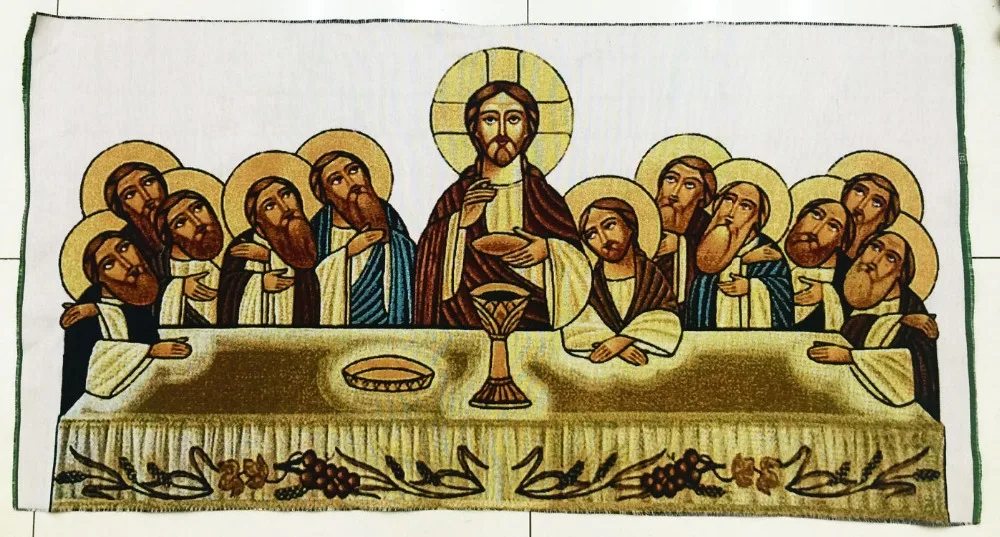 Бесплатная доставка религиозные фотографии для украшения Последний Ужин