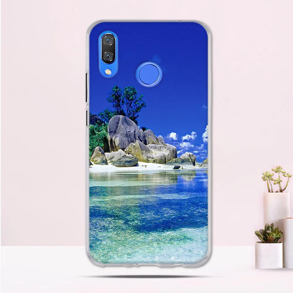 Чехол для Huawei Nova 3 мягкий силиконовый защитный чехол задней панели телефона Nova3