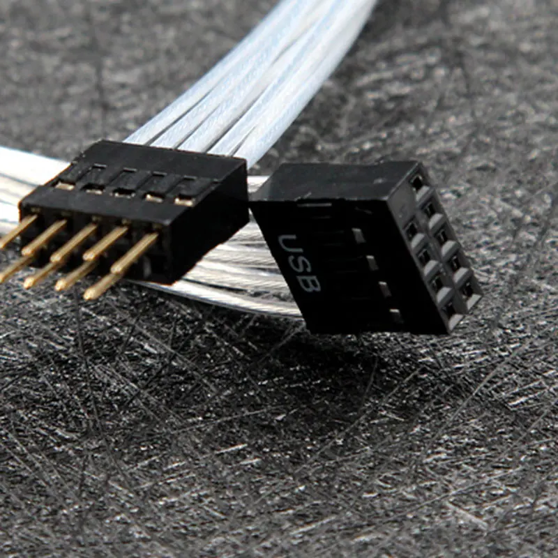 Новые компьютерные кабели разъемы передняя материнская плата USB 9 контактный