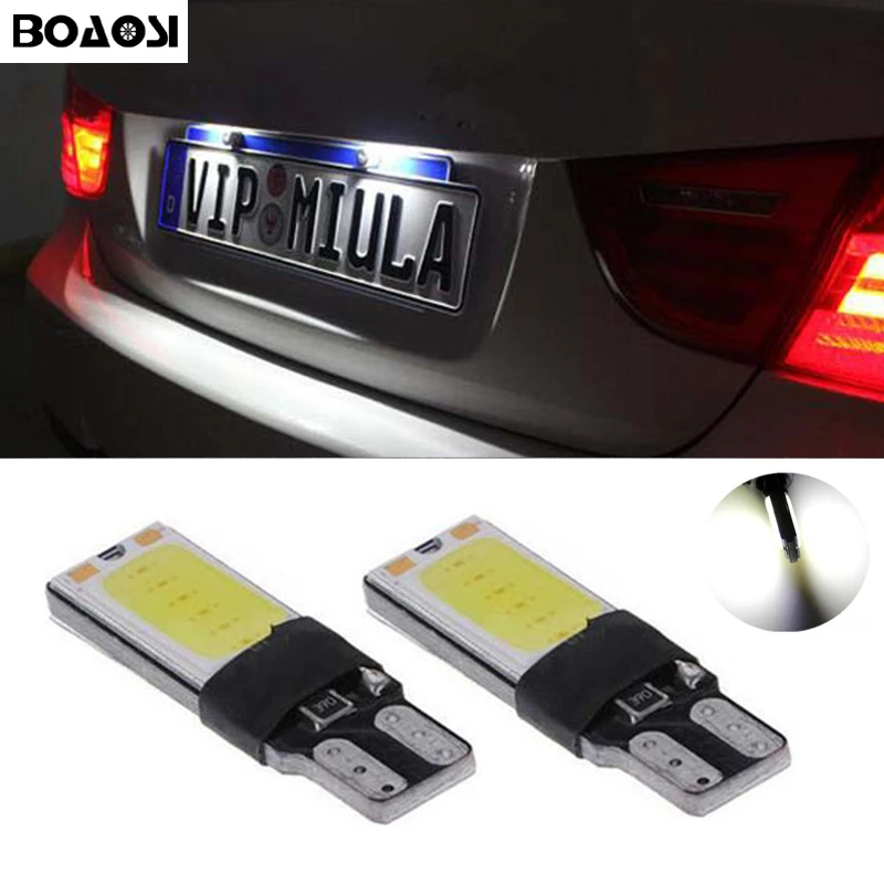 BOAOSI 2x Canbus Led T10 Cob номерной знак светильник ПА для Infiniti qx56 fx35 fx37 g35 g37 qx70 qx50 q50|cob led