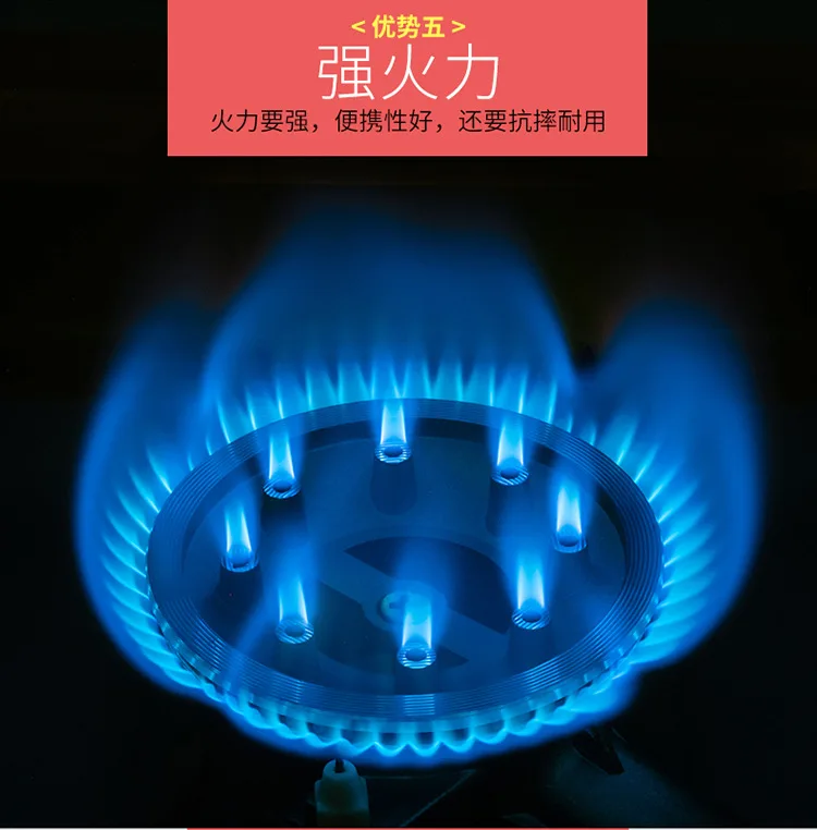 Портативная горелка газовый гриль для барбекю кемпинг двойная газовая горелка газовая плита гриль Бездымная ветрозащитная полевая печь барбекю гриль