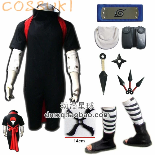

Free Shipping!Stock!Uchiha Sasuke Adult Cosplay Costume Suits ,Perfect Custom For you!
