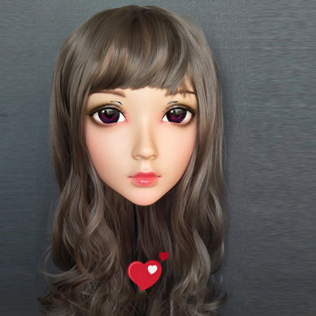 (Wei 02)Gurglelove Женщины Милая девочка каучуковые полуголовы Kigurumi BJD Маска Косплей
