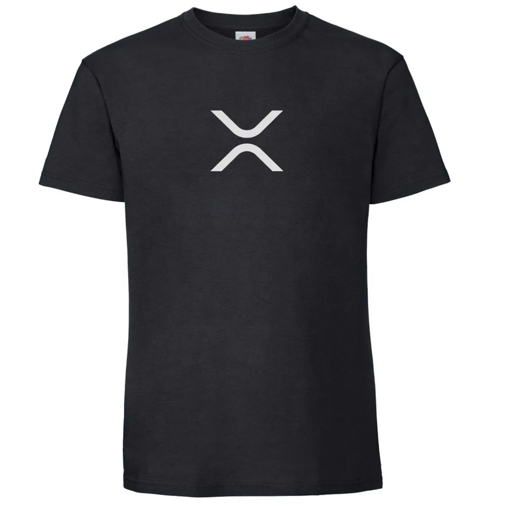 Новинка 2019 хит продаж Мужская футболка новая модная мужская Xrp (Ripple) новый логотип