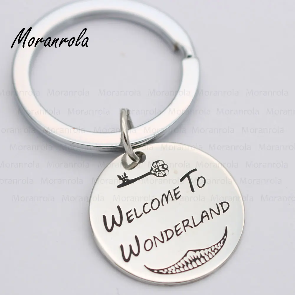 Новинка медное ожерелье с брелком Welcome To Wonderland очаровательное ювелирное изделие
