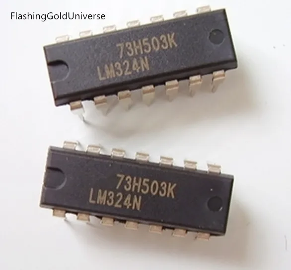 100 шт./лот LM324N LM324 DIP новый оригинальный | Электронные компоненты и принадлежности
