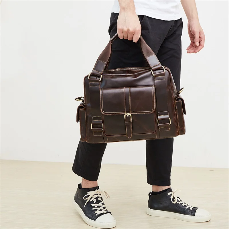 100% натуральная кожа мужские сумки Высокое качество через плечо первый слой из