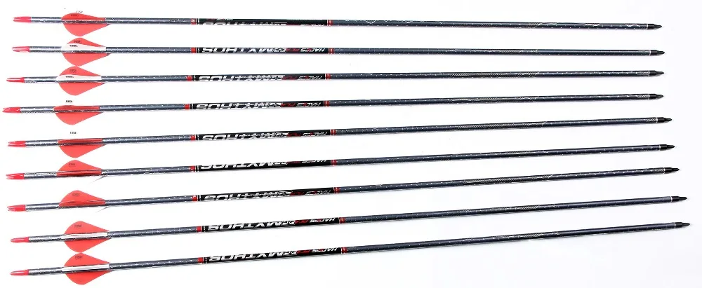 PG1ARCHERY 6/12/24 PK 30 дюймовые охотничьи стрелы со съемными наконечниками для