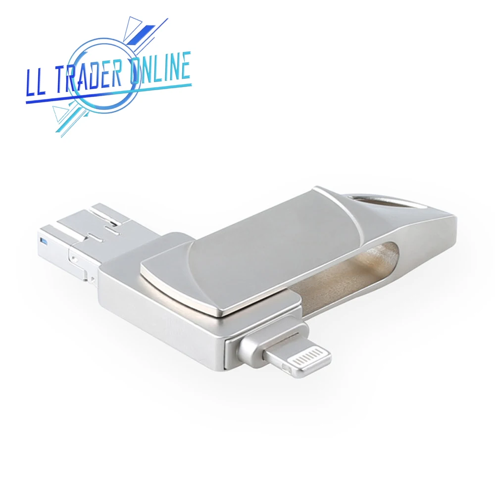 Флеш-накопитель на 128 ГБ USB-накопитель 64 для устройств iOS OTG iPhone iPad Android мини-память