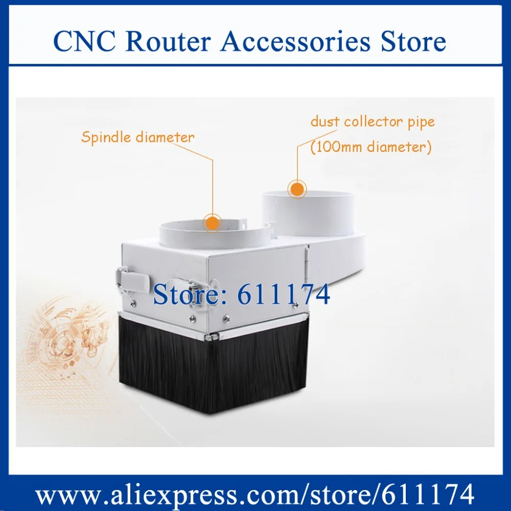 Шпиндель d75 мм пылесос пылесборник пылеуловитель удаление пыли для