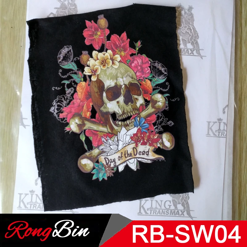 

50 Sheets/Lot Sublimation Machine A4 No Need Cut Self Weeding Laser Dark Heat Transfer Paper for Printer Dark Fabric/T-shirts