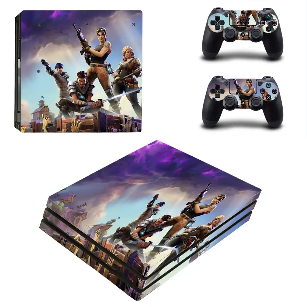 PS4 Pro наклейка на кожу виниловая для sony Playstation 4 консоль и 2 контроллера PS4 Pro наклейка на кожу