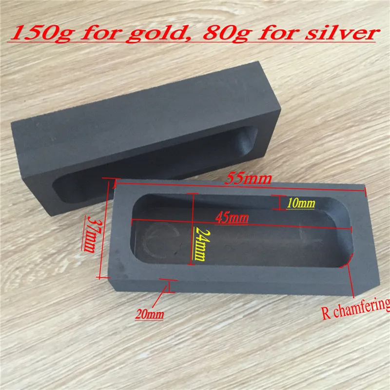 

Graphite Ingot Mould Crucible Mould for Melting Casting Refining Gold Silver Metal Aluminum Copper Brass