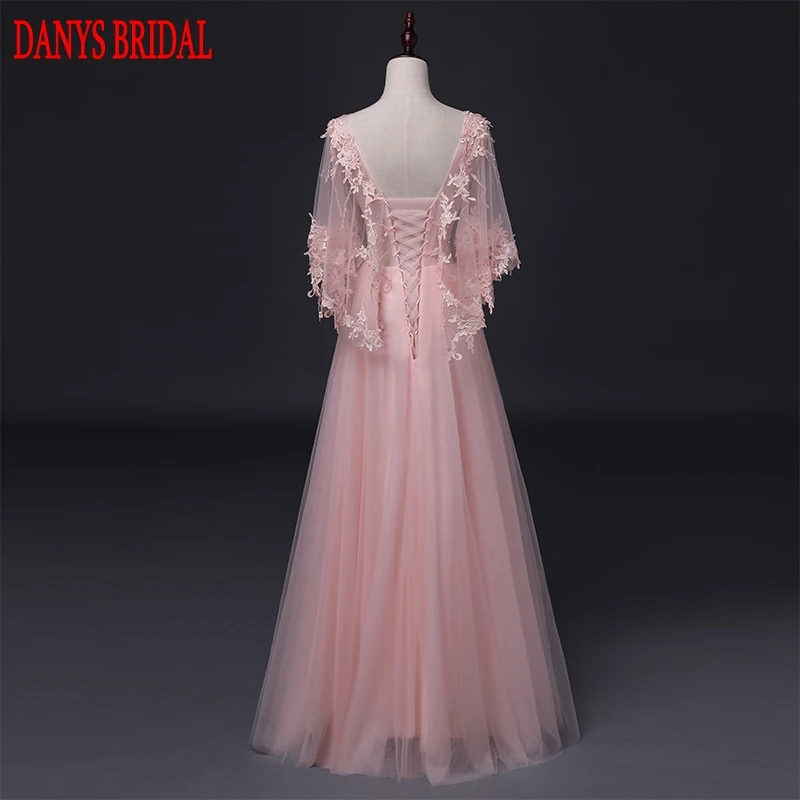 Женское кружевное вечернее платье ТРАПЕЦИЕВИДНОЕ ПЛАТЬЕ ИЗ ТЮЛЯ С Длинным