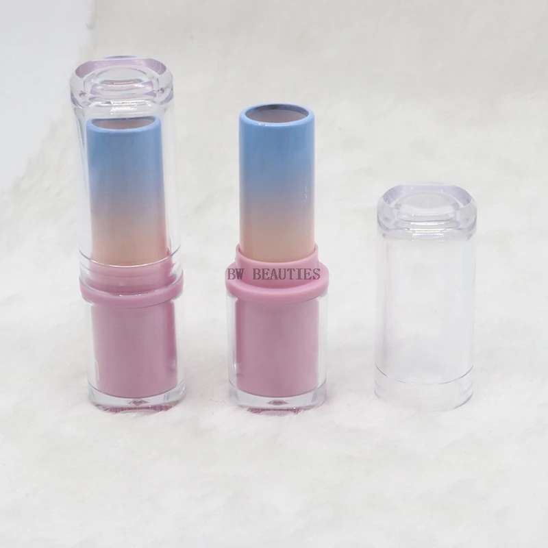 

200Pcs/Lot Gradient Pink Round Lipstick Tubes Empty Lip Gloss Tube 12.1 Diameter Container DIY Lip Balm Tube