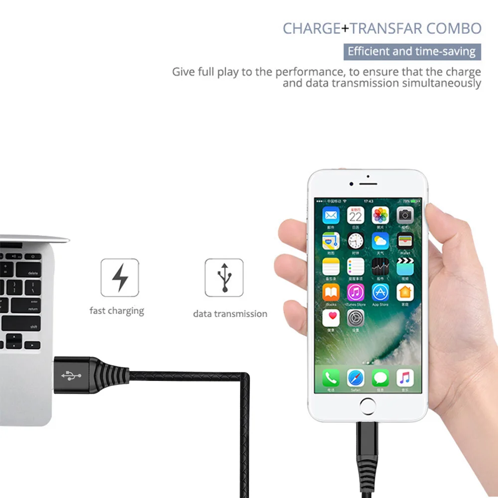 Proelio Тип C кабель для Samsung S8 Примечание 8 USB c Зарядное устройство Huawei MI5 mi6