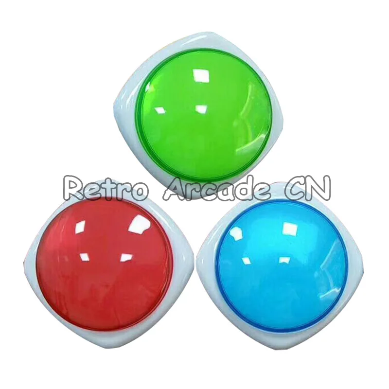 

10pcs/lot 80mm 5V 12V Illuminated Momentary LED Push Button with Micro Switch for Arcade Game machine