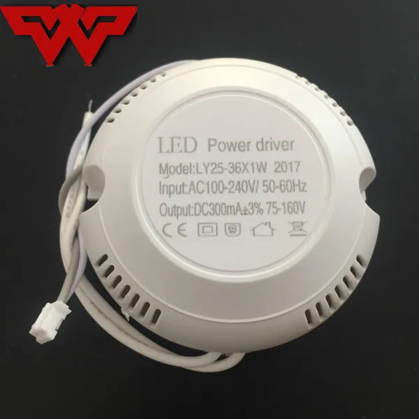 Адаптер питания 8 24x1W/25 36W 5 шт./лот светодиодный трансформатор для потолочного