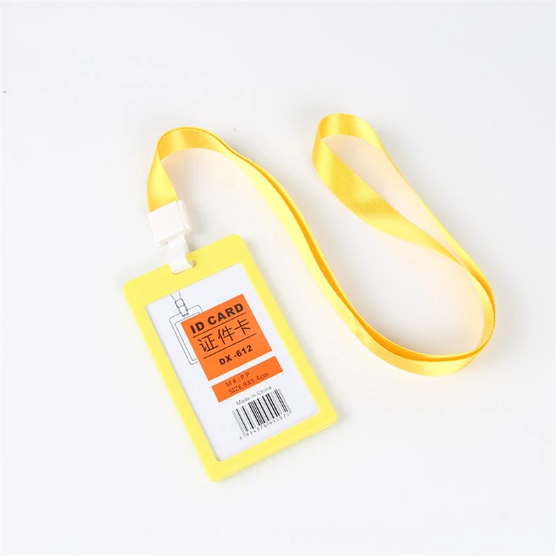 FHADST Id держатель для карт высококачественный шнурок имя пластиковая кредитная