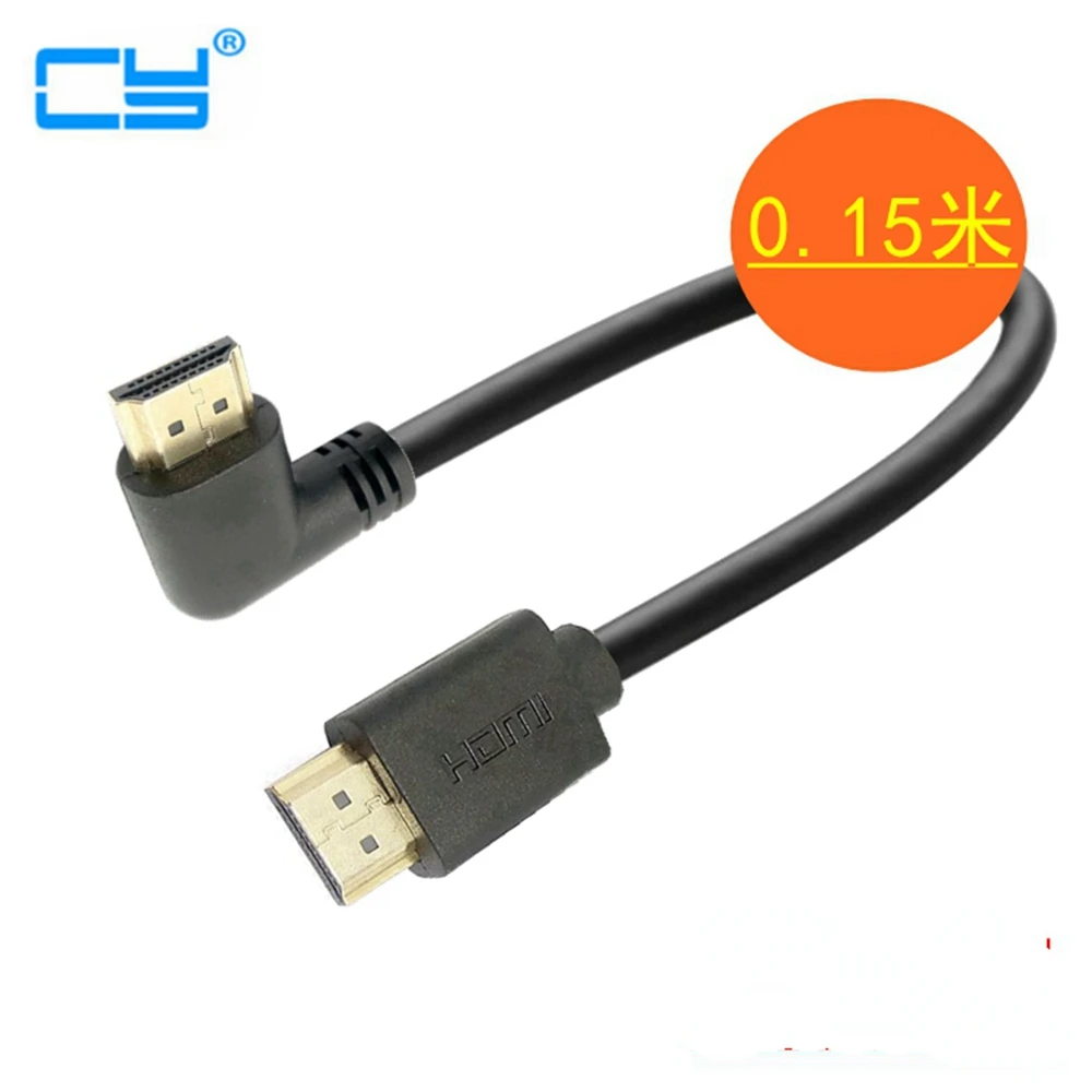 Локоть HDMI2.0 кабели вверх вниз влево вправо 90 градусов угловая HDMI линия для смарт