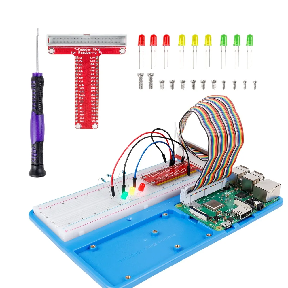 Sunfower RAB Raspberry Pi 3 держатель 5 в 1 чехол с пластиной для Raspberry Pi 3B+, 3 модели B, 2 модели B+ для Arduino