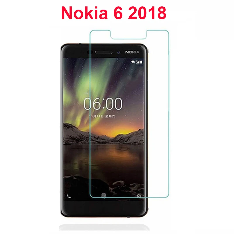 2 шт. для Nokia 6 2018 TA-1068 защита экрана закаленное стекло Nokia6 1 TA-1054 защитная пленка |