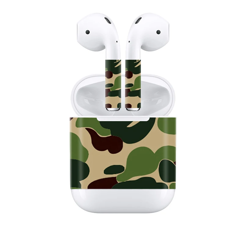 Бесплатная Прямая поставка защитный чехол для Apple Airpods наклейка самостоятельного