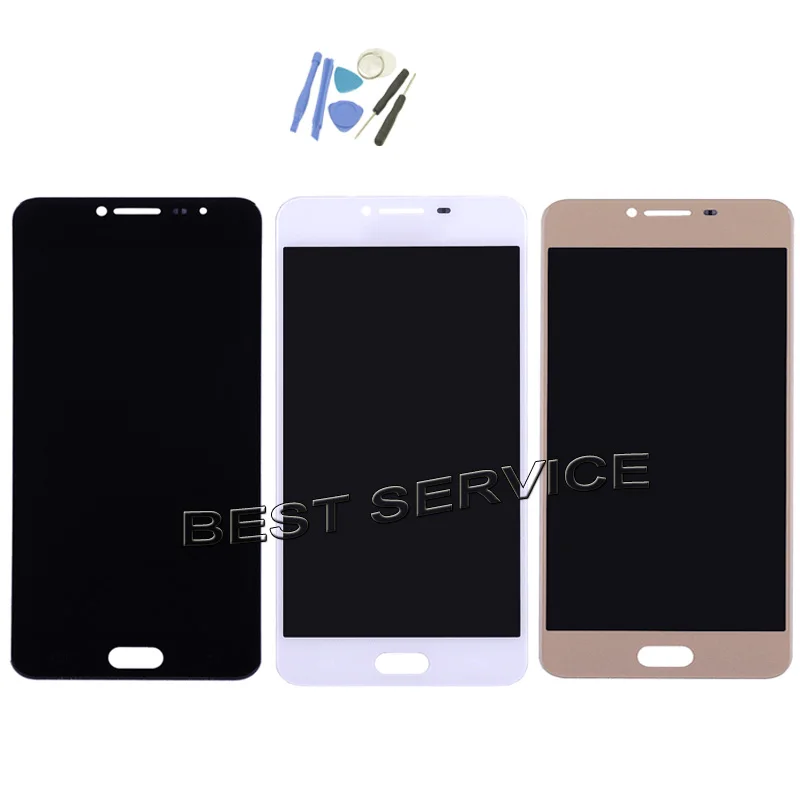 OLED для Samsung Galaxy C7 C7000 ЖК дисплей с сенсорным экраном дигитайзер панель в сборе 5 7