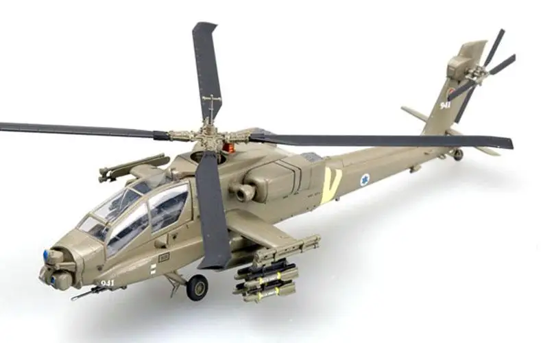 AH 64A Apache Израиль ВВС No.941 атака вертолет 1/72 без литья под давлением легкая модель| |