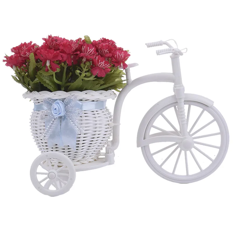 Новый 5 глава искусственный Шелковый цветок Искусственные цветы с велосипеда