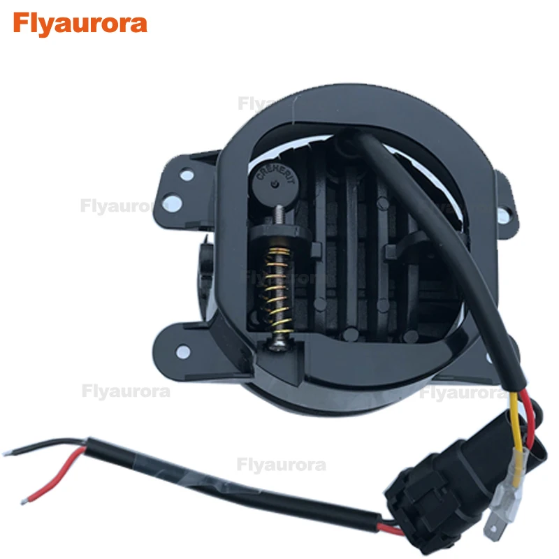 Flyaurora forJeep Wrangler JK TJ 7 дюймов H4 фары головного света с 4 дюйма круглый светодиодный